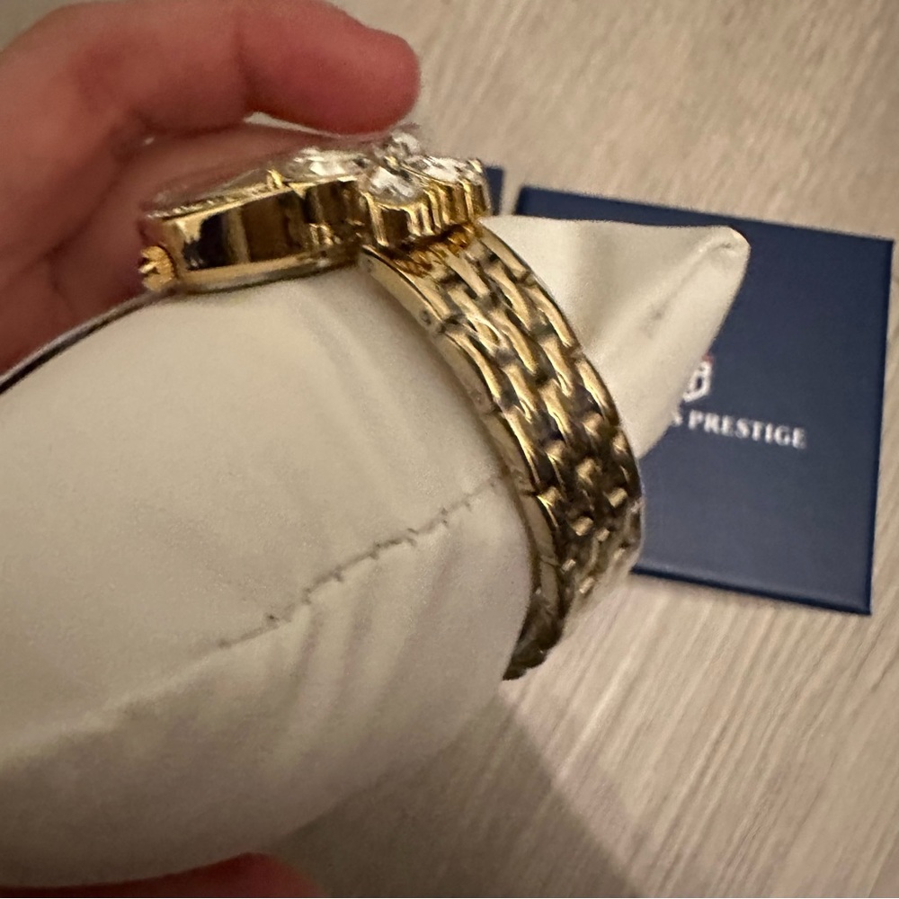 Montres Prestige x Invicta Gold Crystal Butterfly Watch 22mm MPW-0231 NIB - Picture 11 of 13